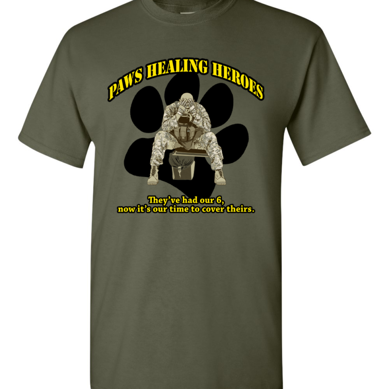 PAWS Healing Heroes Soldier T-Shirt