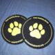 Drink coasters from PAWS Healing Heroes