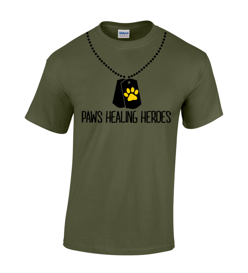 PAWS Dog Tags T-shirt